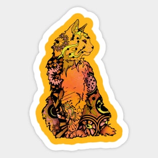 Orange Tabby Sticker